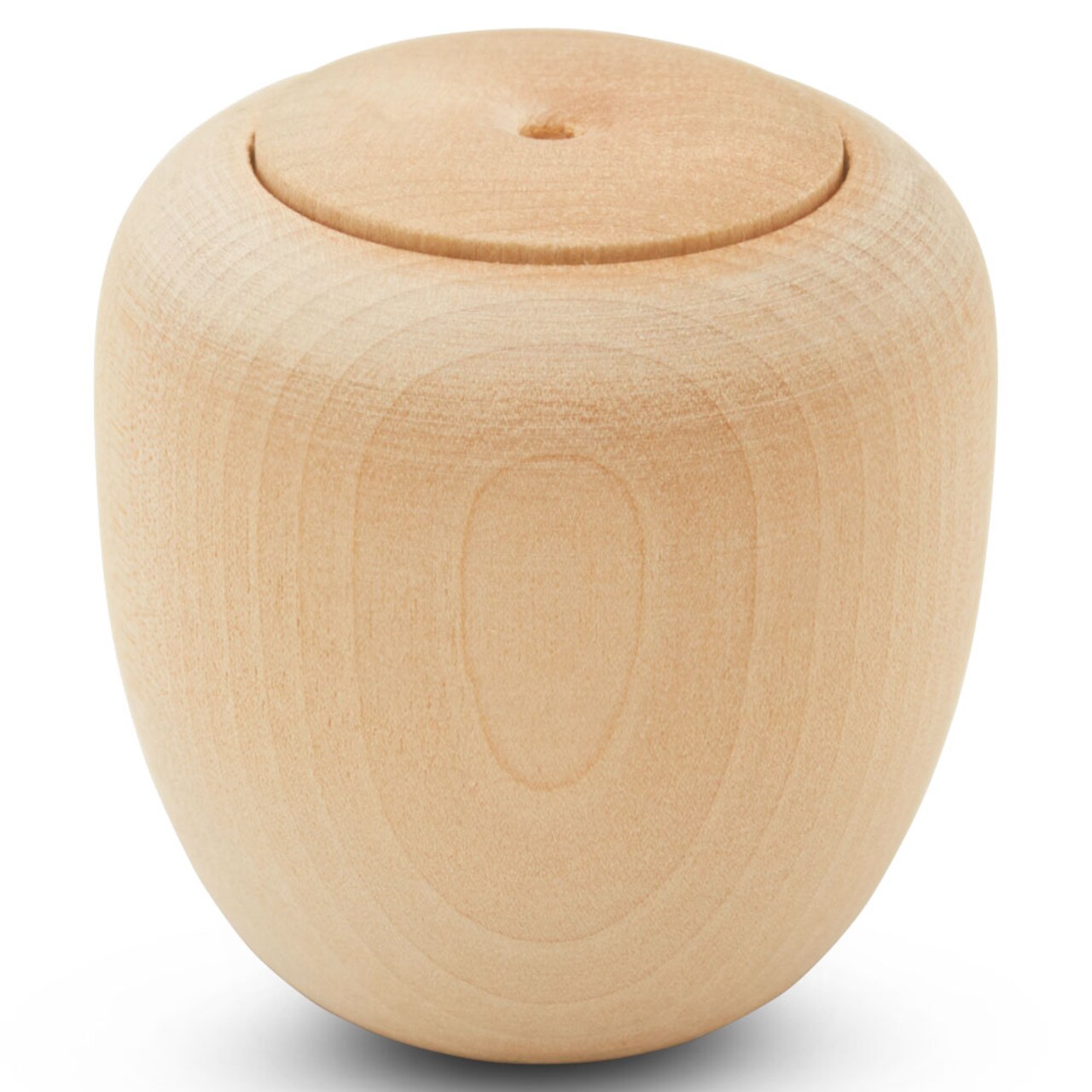 Apple Wood Trinket Box 2-1/2", Unfinished for Home Decor & Craft | Woodpeckers